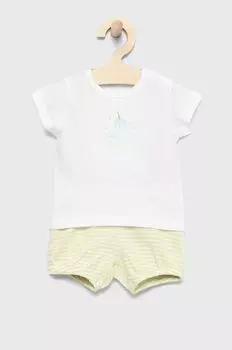 Детский шерстяной комплект United Colors of Benetton, зеленый