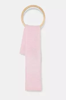 Детский шерстяной шарф United Colors of Benetton, розовый