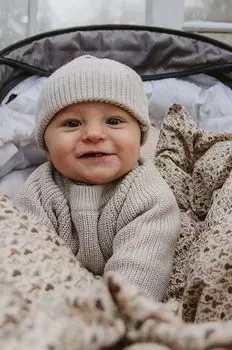 Детский шерстяной свитер FLO50 That's mine, бежевый