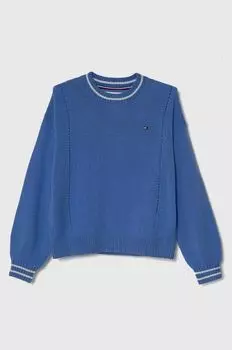 Детский шерстяной свитер Tommy Hilfiger, синий