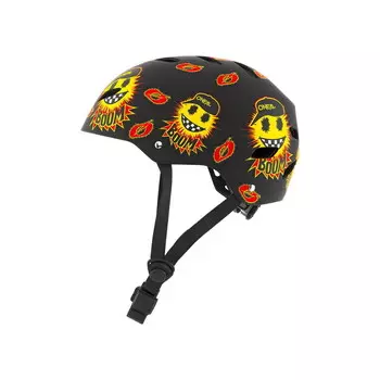 Детский Шлем O'Neal Dirt LID Youth Emoji, черный/желтый