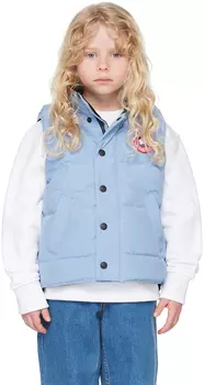 Детский синий жилет Vanier Down Canada Goose Kids, Daydream