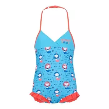 Детский слитный купальник для девочки арати Firefly, бирюзовый