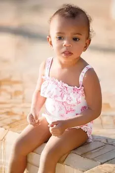 Детский слитный купальник Tartine et Chocolat, фиолетовый