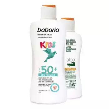 Детский солнцезащитный крем Spf 50+После загара Pack Solar Babaria, 300 ml