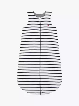 Детский спальный мешок Petit Bateau Baby 2 Tog Bretion Stripe Cotton, цвет marshmallow/smoke