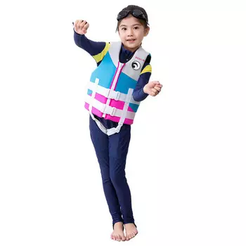 Детский спасательный жилет плавучести Shark Bart для плавания против утопления, большая плавучесть, одежда из пенопласта, жилет для плавания Lanhong 015G S-XL SBART