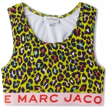 Детский спортивный бюстгальтер желтого цвета Cheetah Marc Jacobs