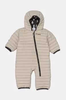 Детский спортивный комбинезон Columbia Powder Lite Reversible Bunting, бежевый
