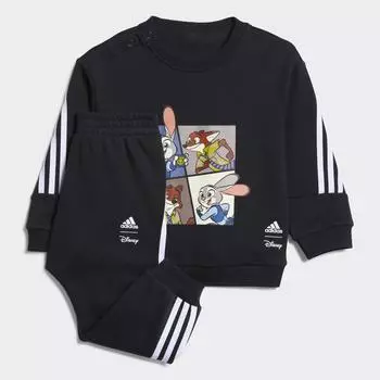 Детский спортивный комплект Adidas Disney Animal Cube City, 2 предмета, черный/мультиколор