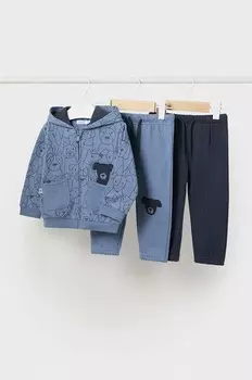 Детский спортивный костюм 3 шт. Mayoral, синий