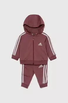 Детский спортивный костюм adidas I 3S SHINY TS, розовый