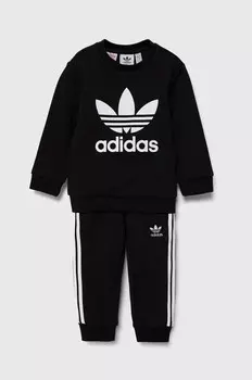 Детский спортивный костюм adidas Originals CREW SET, черный