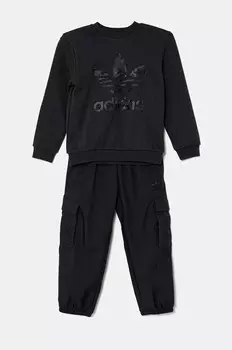 Детский спортивный костюм adidas Originals CREW SET, черный