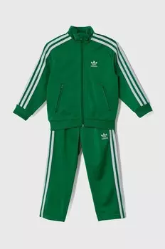 Детский спортивный костюм adidas Originals FIREBIRD, зеленый