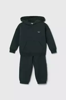 Детский спортивный костюм adidas Originals HOODIE SET, зеленый