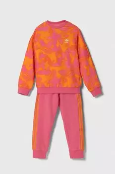 Детский спортивный костюм adidas Originals, оранжевый