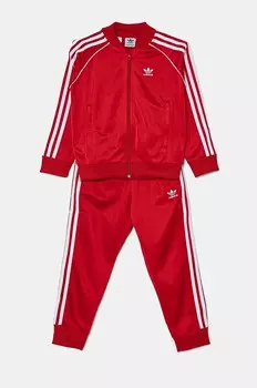 Детский спортивный костюм adidas Originals SST TRACKSUIT, красный