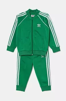 Детский спортивный костюм adidas Originals SST TRACKSUIT, зеленый