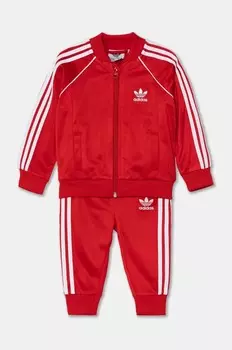 Детский спортивный костюм adidas Originals SST TRACKSUIT, красный