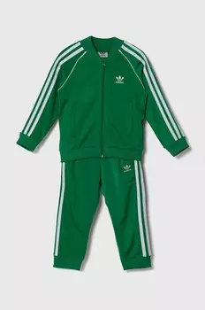 Детский спортивный костюм adidas Originals SST TRACKSUIT, зеленый