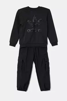 Детский спортивный костюм CREW SET adidas Originals, черный