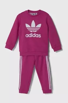 Детский спортивный костюм CREW SET adidas Originals, розовый