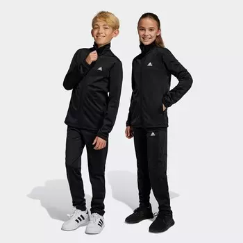 Детский спортивный костюм Essentials с большим логотипом Adidas, белый
