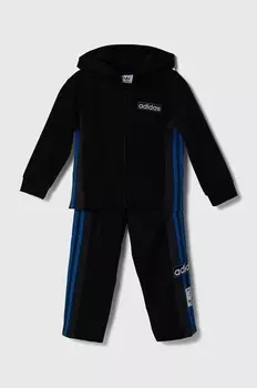 Детский спортивный костюм FZ HOODIE SET adidas Originals, черный
