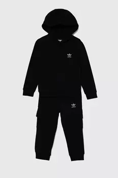 Детский спортивный костюм HOODIE FZ CARGO adidas Originals, черный