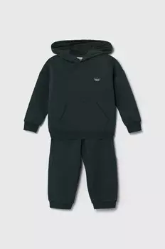 Детский спортивный костюм HOODIE SET adidas Originals, зеленый
