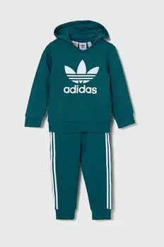 Детский спортивный костюм HOODIE SET adidas Originals, бирюзовый