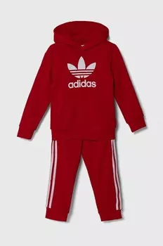 Детский спортивный костюм HOODIE SET adidas Originals, красный
