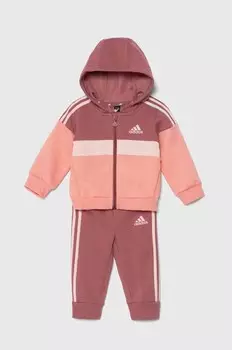 Детский спортивный костюм I 3S Tib FL TS adidas, розовый