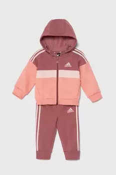 Детский спортивный костюм I 3S TIB FL TS adidas, розовый