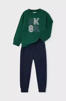 Детский спортивный костюм Mayoral, зеленый