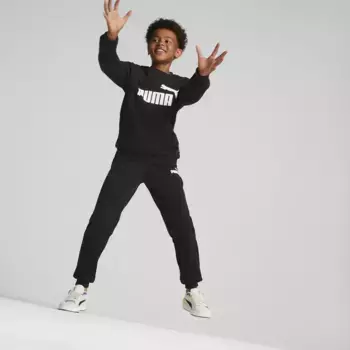 Детский спортивный костюм No1 с логотипом Puma, чёрный