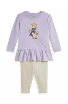 Детский спортивный костюм Polo Ralph Lauren, фиолетовый