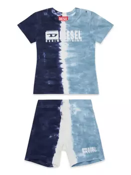 Детский спортивный костюм с логотипом Diesel Diesel Kids, синий