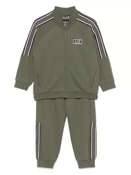 Детский спортивный костюм с нашивкой-логотипом Emporio Armani Emporio Armani Kids, зеленый