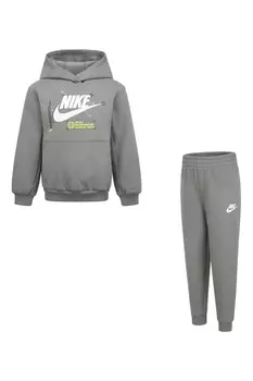 Детский спортивный костюм с рисунком Futura Nike, серый