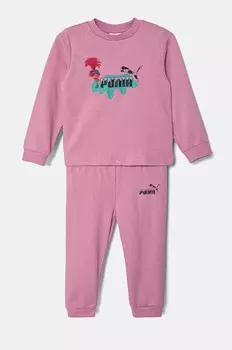 Детский спортивный костюм X Trolls Minicat Crew Jogger TR Puma, розовый