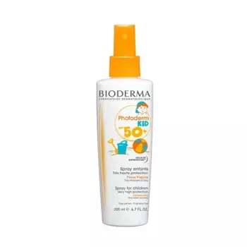 Детский спрей солнцезащитный SPF 50 Photoderm Kid Spray Bioderma, 200 ml