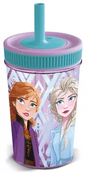 Детский стакан Disney, синий/розовый