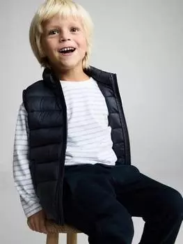 Детский стеганый жилет alvarito Mango, темно-синий