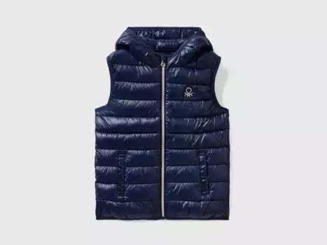 Детский стеганый жилет United Colors of Benetton, цвет морской волны