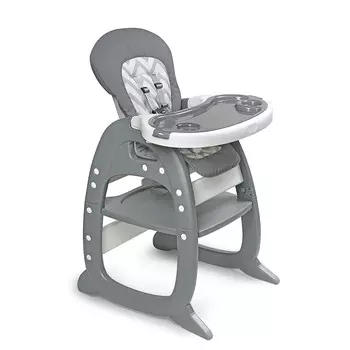Детский стульчик-трансформер Badger Basket Envee II, серый