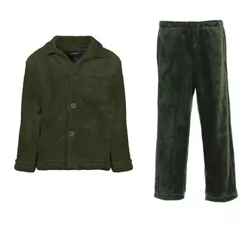 Детский супермягкий плюшевый пижамный комплект Gioberti из 2 предметов, цвет Olive