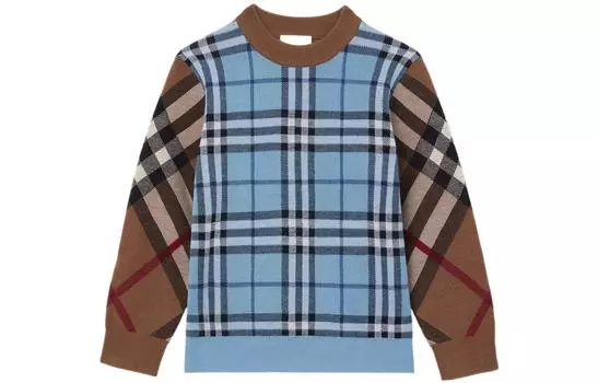 Детский свитер Burberry, цвет Blue