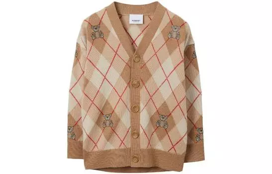 Детский свитер Burberry, цвет Brown